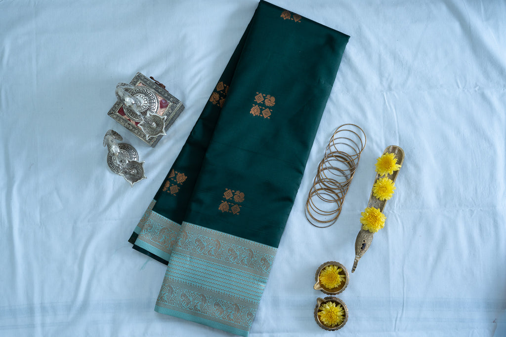 SUMA Ayodya Kota Silk – Rama with Rexona Copper Zari
