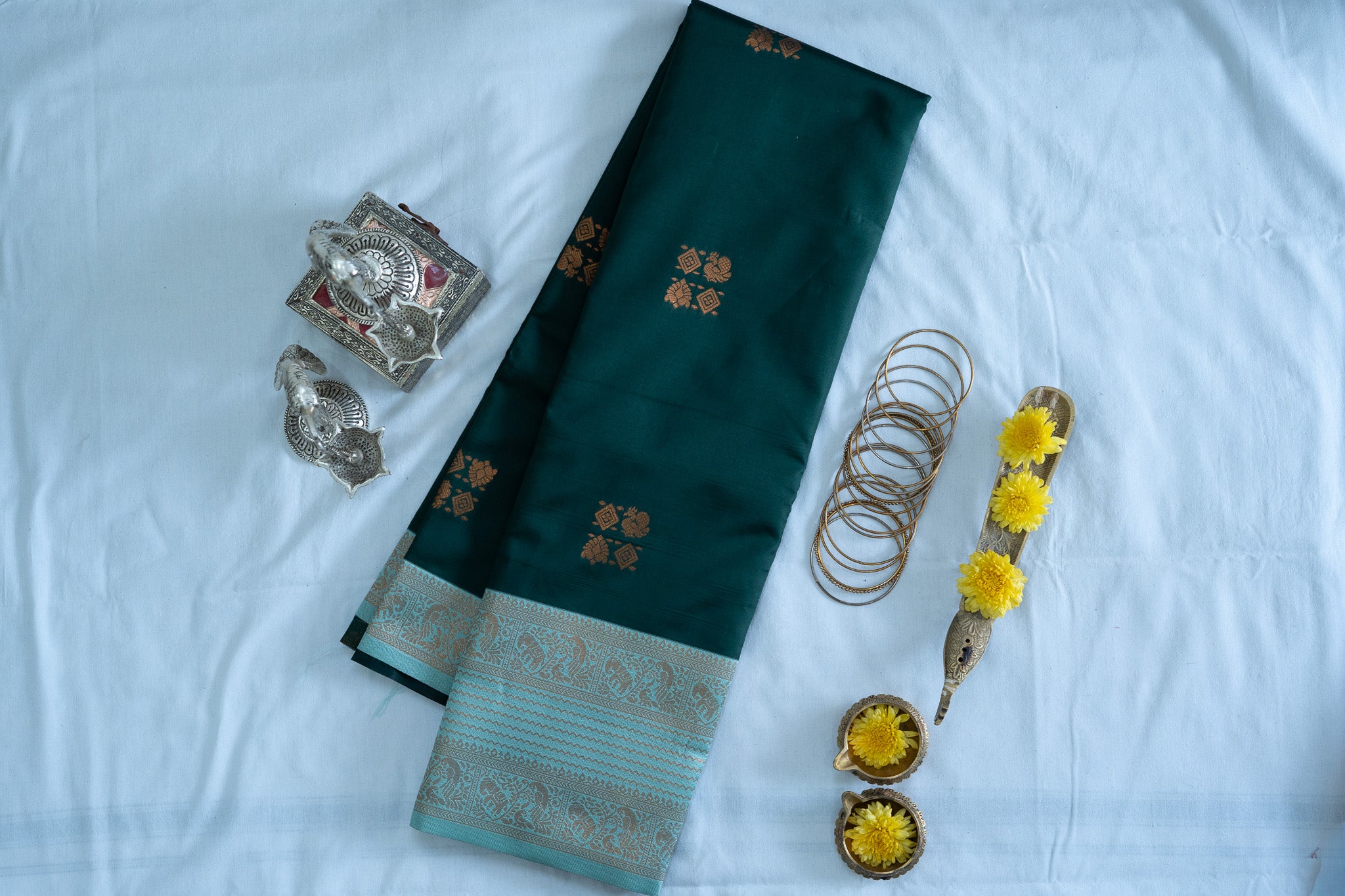 SUMA Ayodya Kota Silk – Rama with Rexona Copper Zari