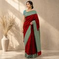 RANI Ayodya Kota Silk – Red with Rexona Copper Zari