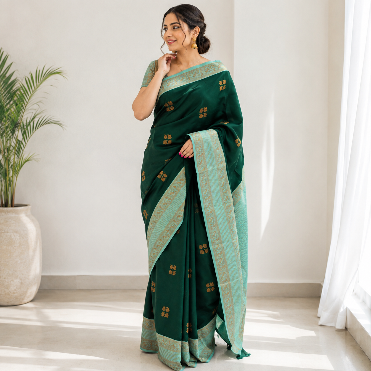 SUMA Ayodya Kota Silk – Rama with Rexona Copper Zari