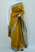 HAMSA Ayodya Kota Silk – Mustard yellow with Rexona Copper Zari