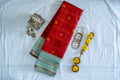 RANI Ayodya Kota Silk – Red with Rexona Copper Zari