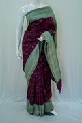 RANI Ayodya Kota Silk – Purple with Rexona Copper Zari