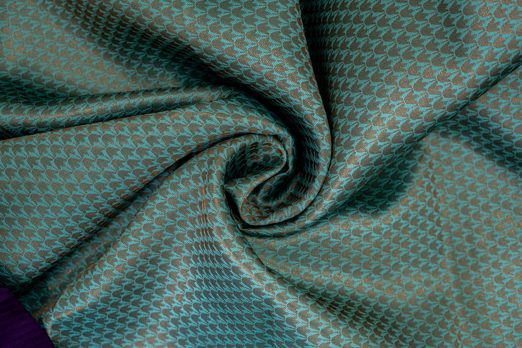 RANI Ayodya Kota Silk – Purple with Rexona Copper Zari