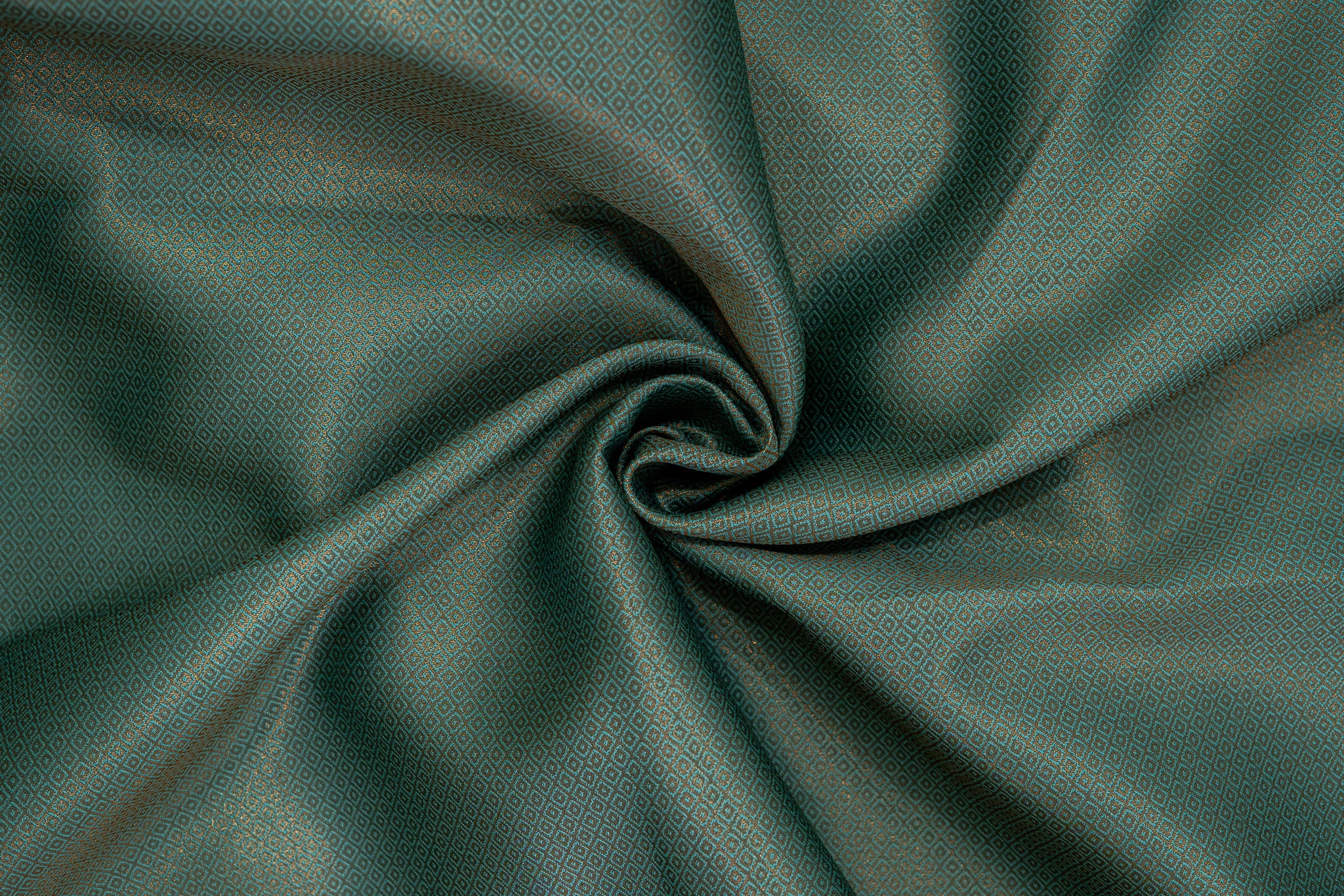 TARINI Ayodya Kota Silk – Mustard yellow with Rexona with Copper Zari
