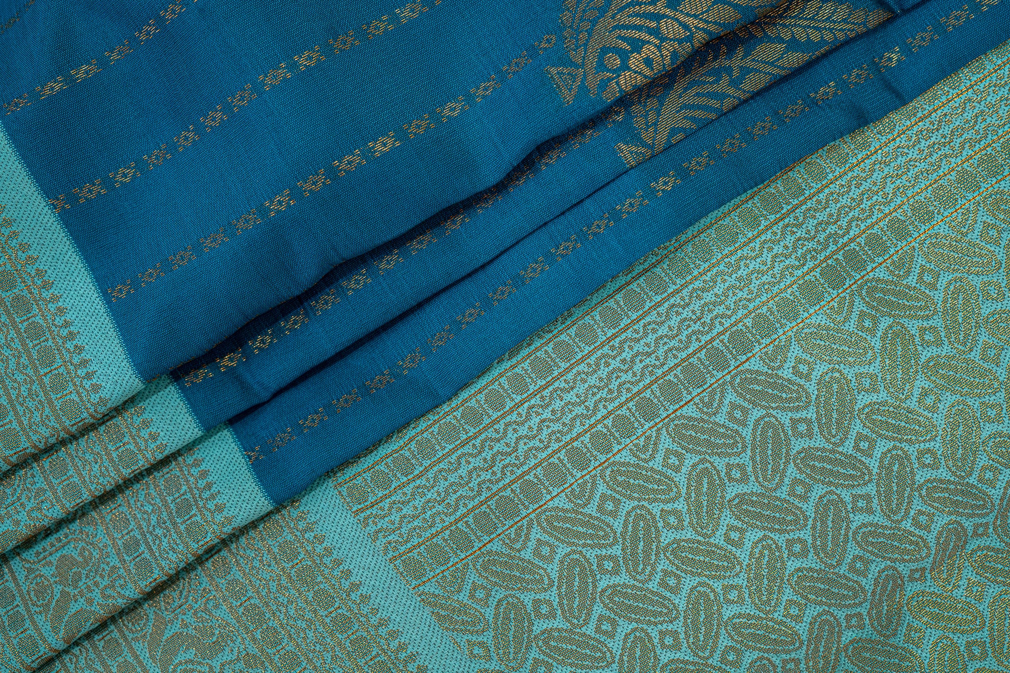RANI Ayodya Kota Silk – Rama with Rexona Copper Zari