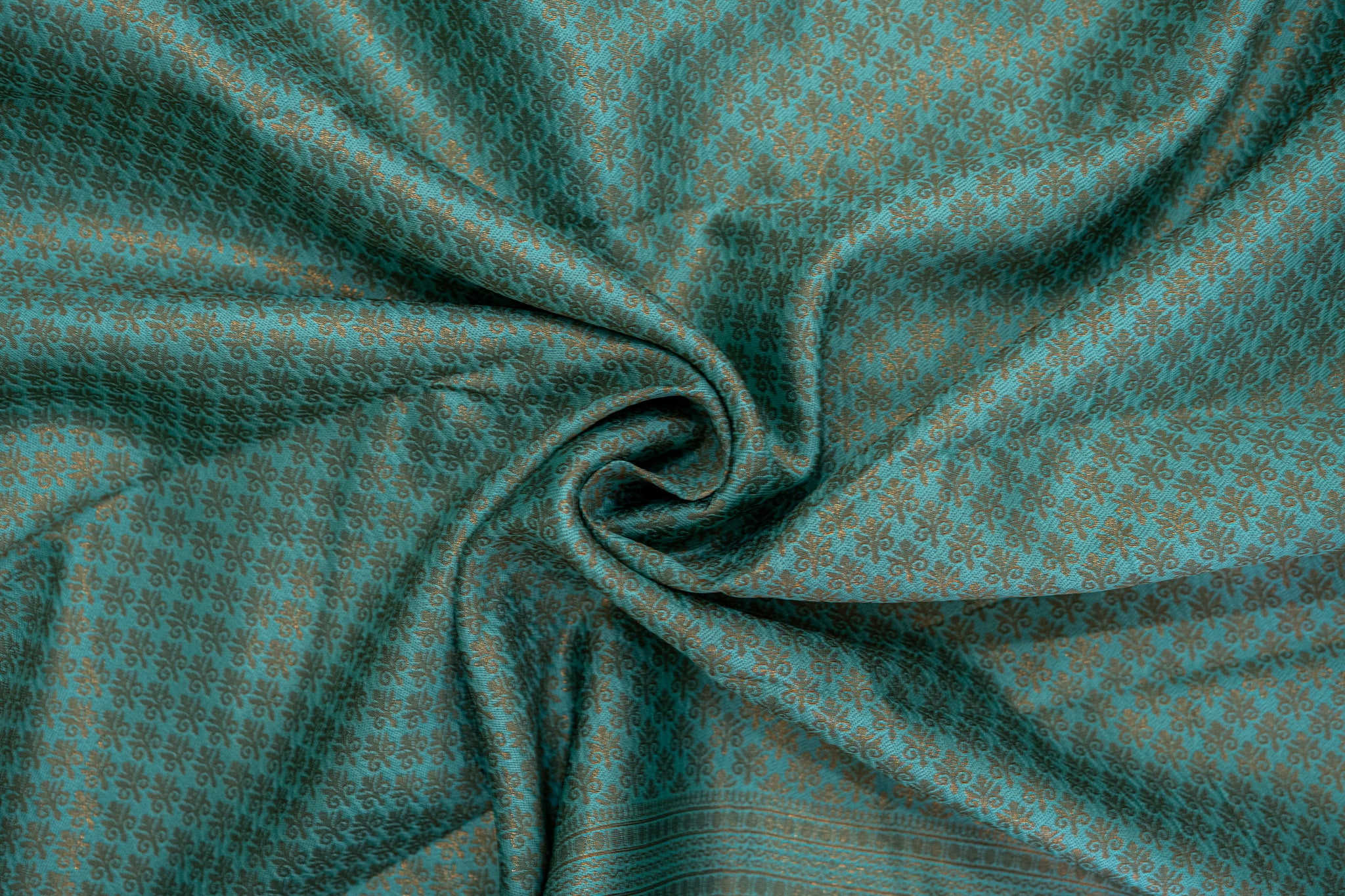 RANI Ayodya Kota Silk – Mustard yellow with Rexona Copper Zari