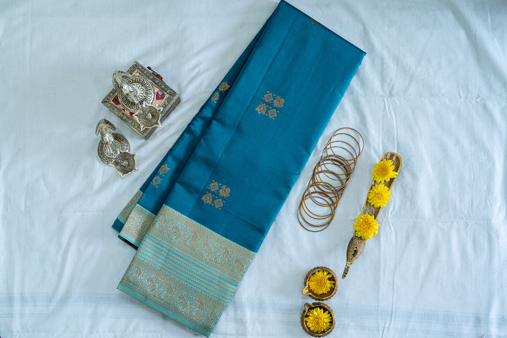 SUMA Ayodya Kota Silk – Rama with Rexona Copper Zari