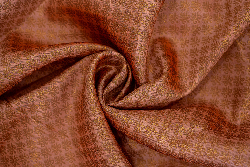 RANI Ayodya Kota Silk – Violet with Gold Copper Zari