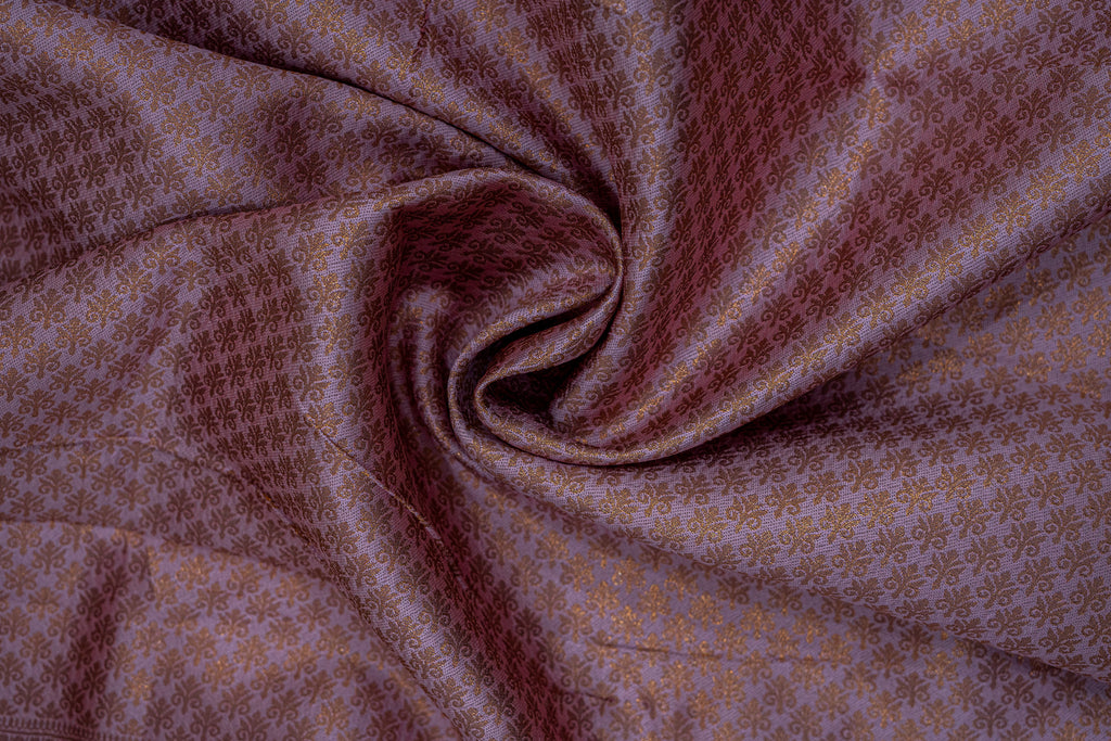 RANI Ayodya Kota Silk – Blue with Pink Copper Zari