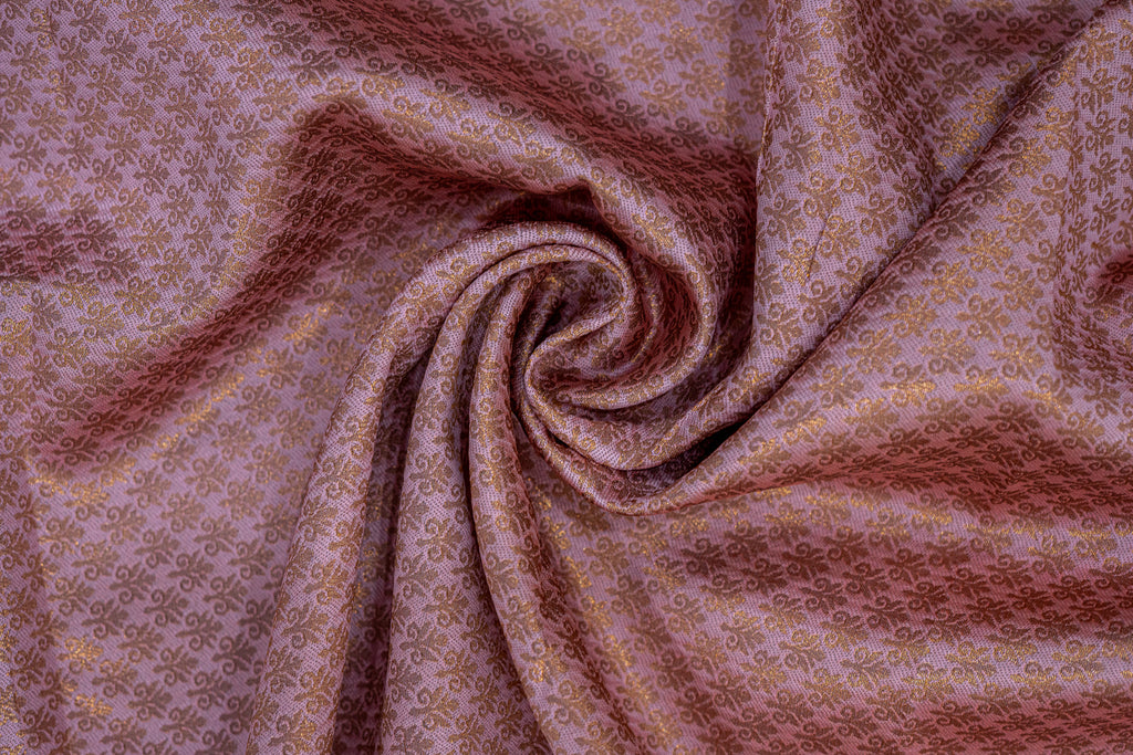 RANI Ayodya Kota Silk – Green with Pink Copper Zari