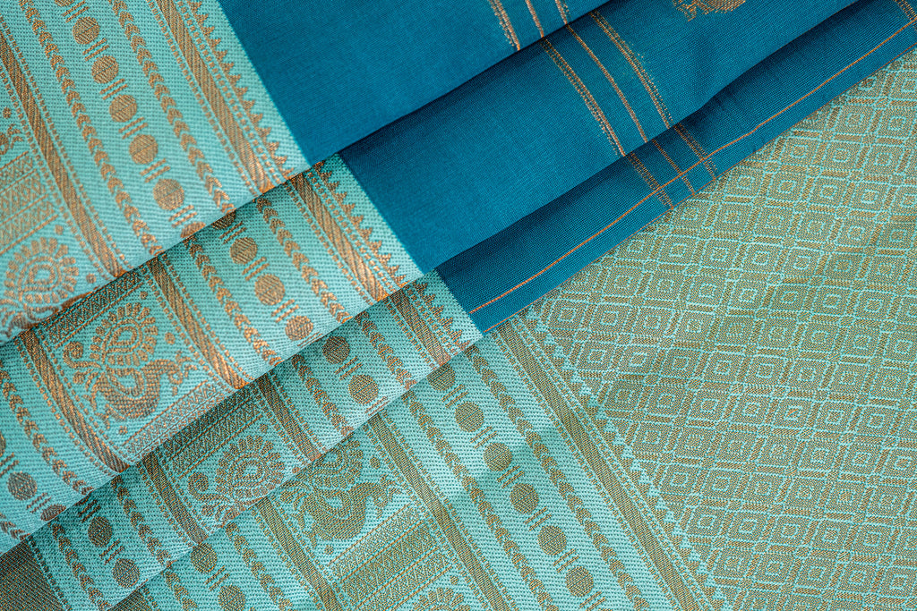RANI Ayodya Kota Silk – Rama with Rexona Copper Zari