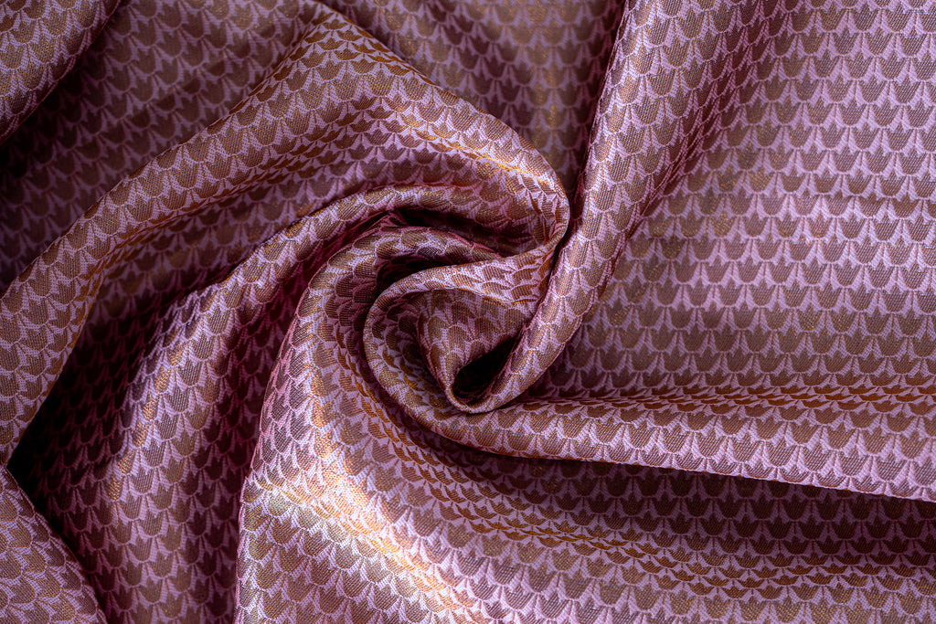 RANI Ayodya Kota Silk – Rexona with Pink Copper Zari