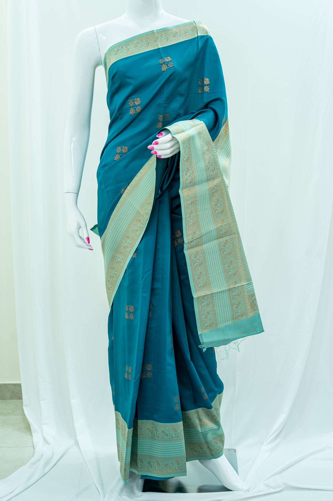 SUMA Ayodya Kota Silk – Rama with Rexona Copper Zari
