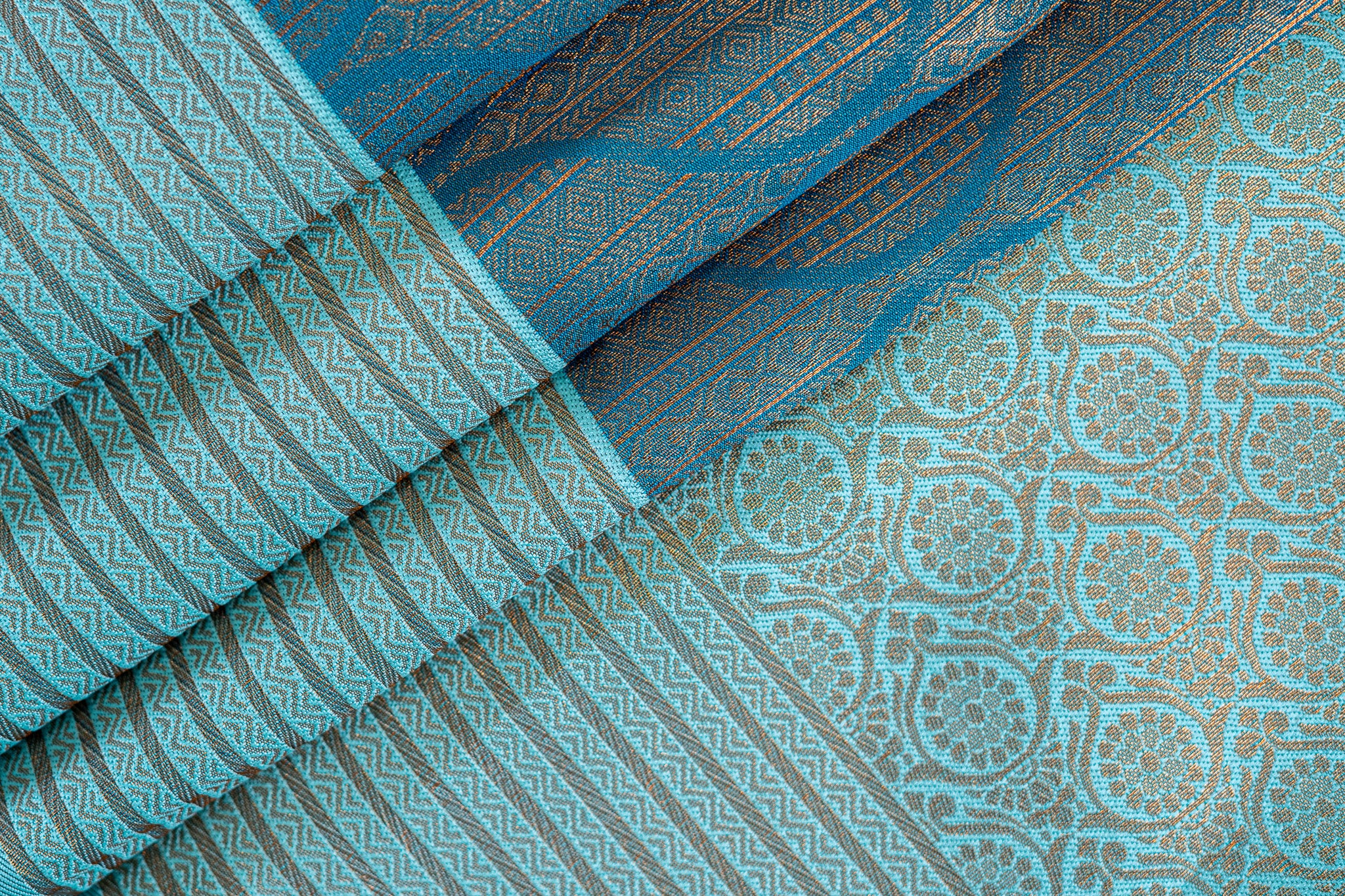 TARINI Ayodya Kota Silk – Rama with Rexona with Copper Zari