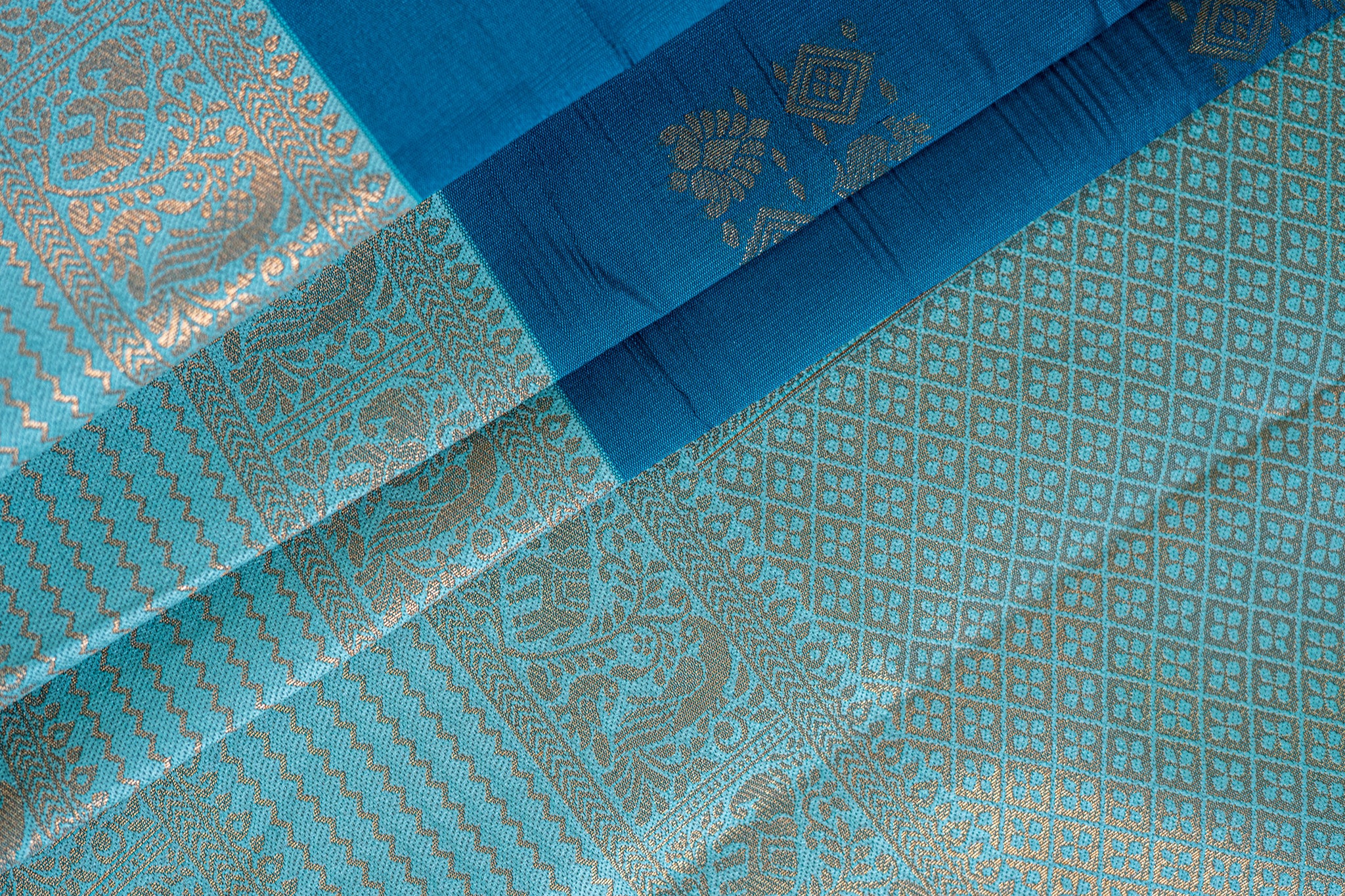 SUMA Ayodya Kota Silk – Rama with Rexona Copper Zari