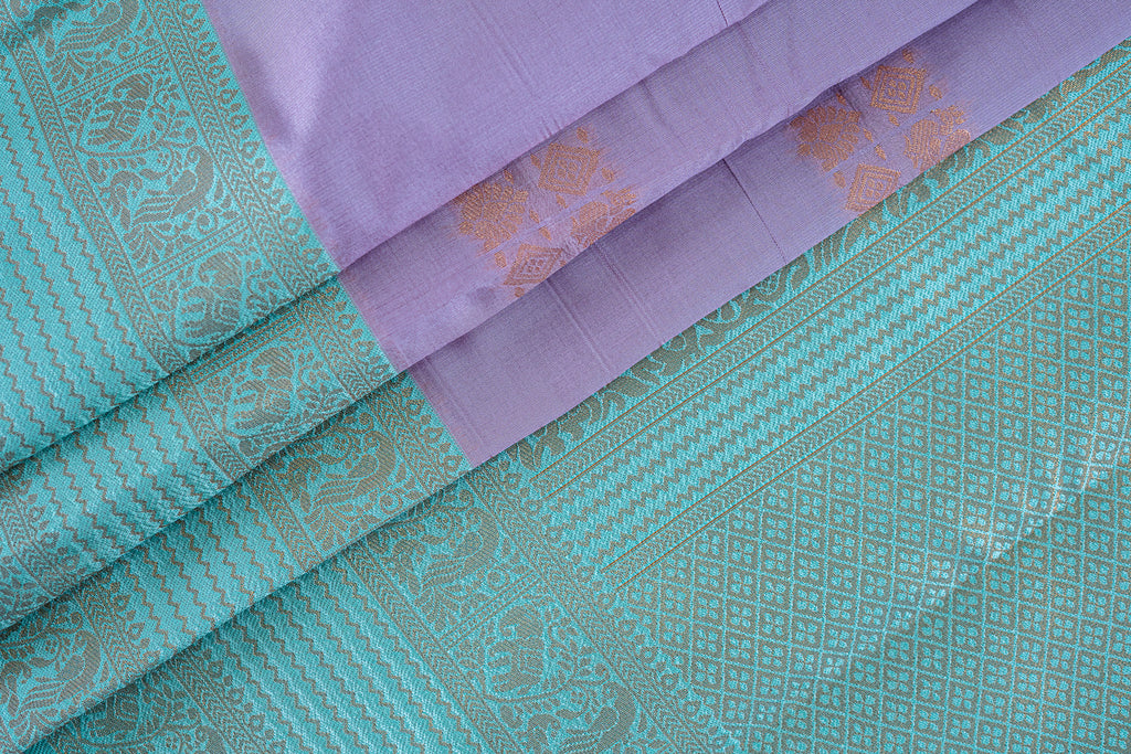 SUMA Ayodya Kota Silk – Pink with Rexona Copper Zari