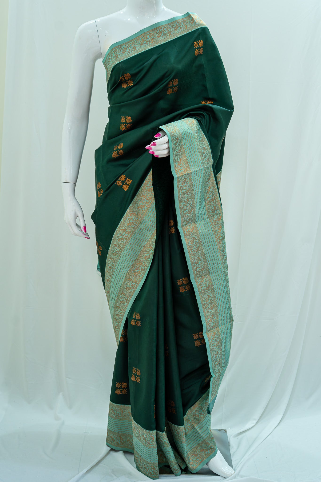 SUMA Ayodya Kota Silk – Rama with Rexona Copper Zari