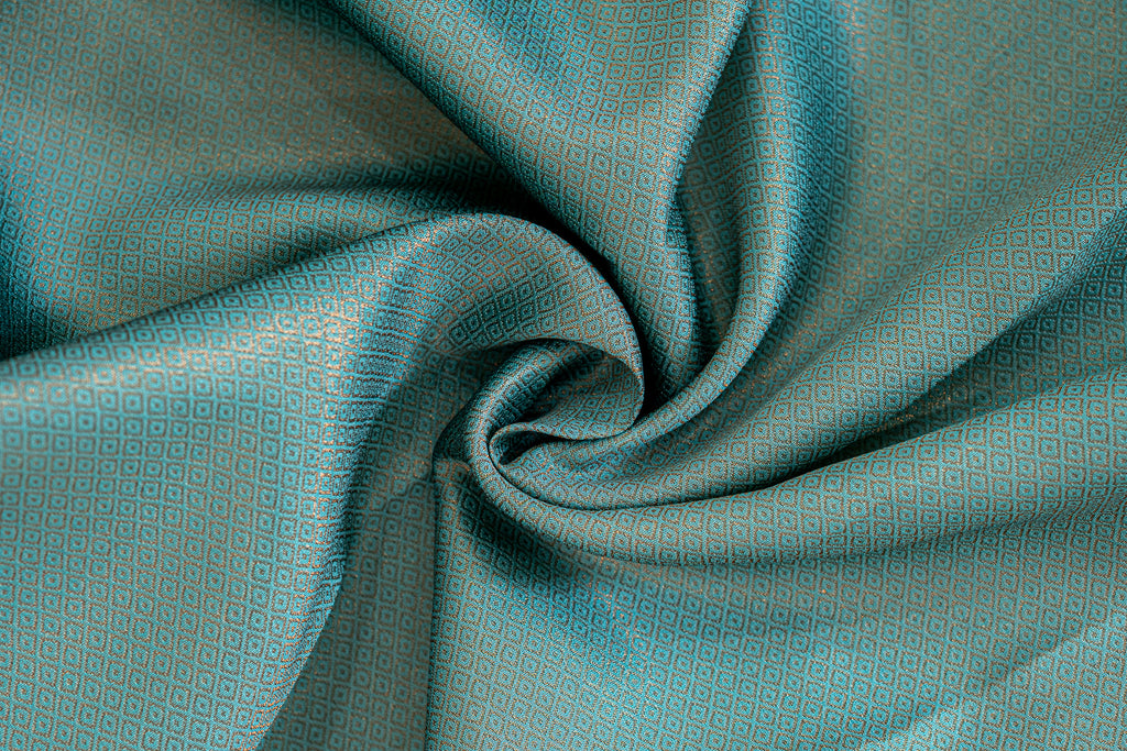 TARINI Ayodya Kota Silk – Orange with Rexona with Copper Zari