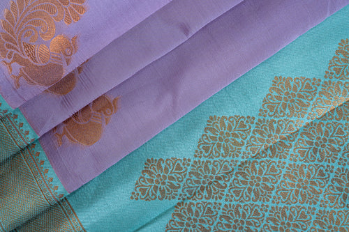 HAMSA Ayodya Kota Silk – Pink with Rexona Copper Zari
