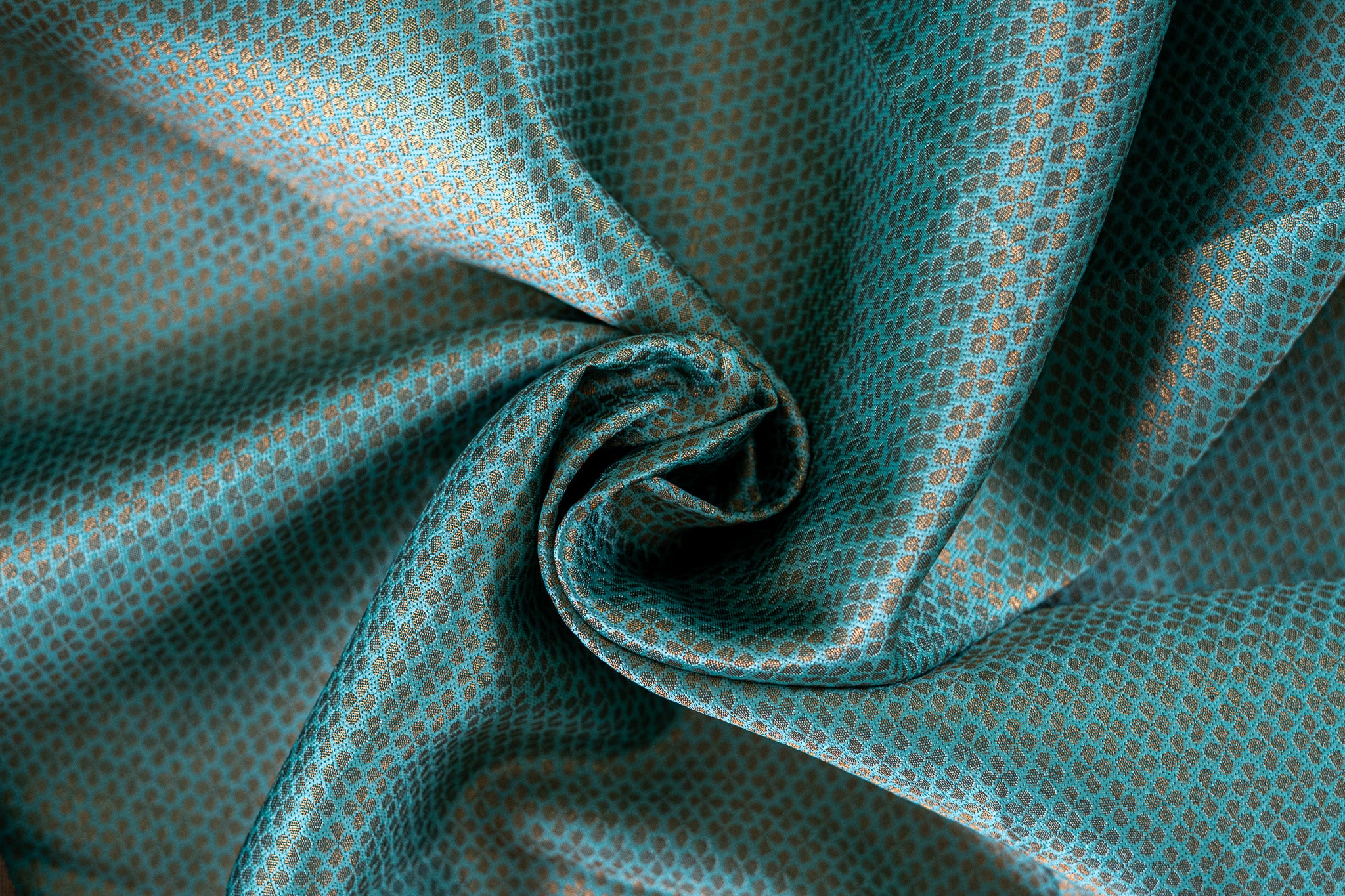 NAVILU Ayodya Kota Silk – Mustard yellow with Rexona Copper Zari