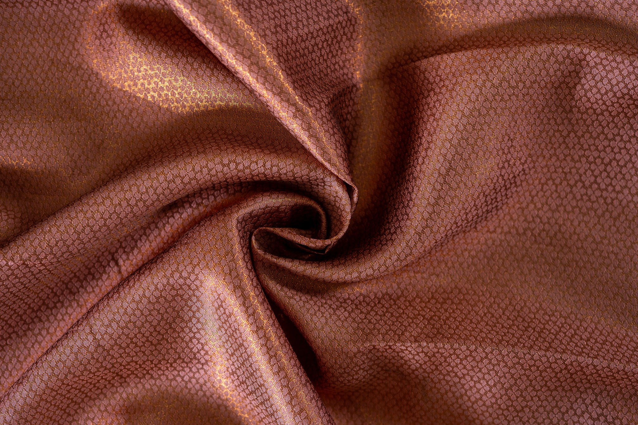 NAVILU Ayodya Kota Silk – Violet with Gold Copper Zari