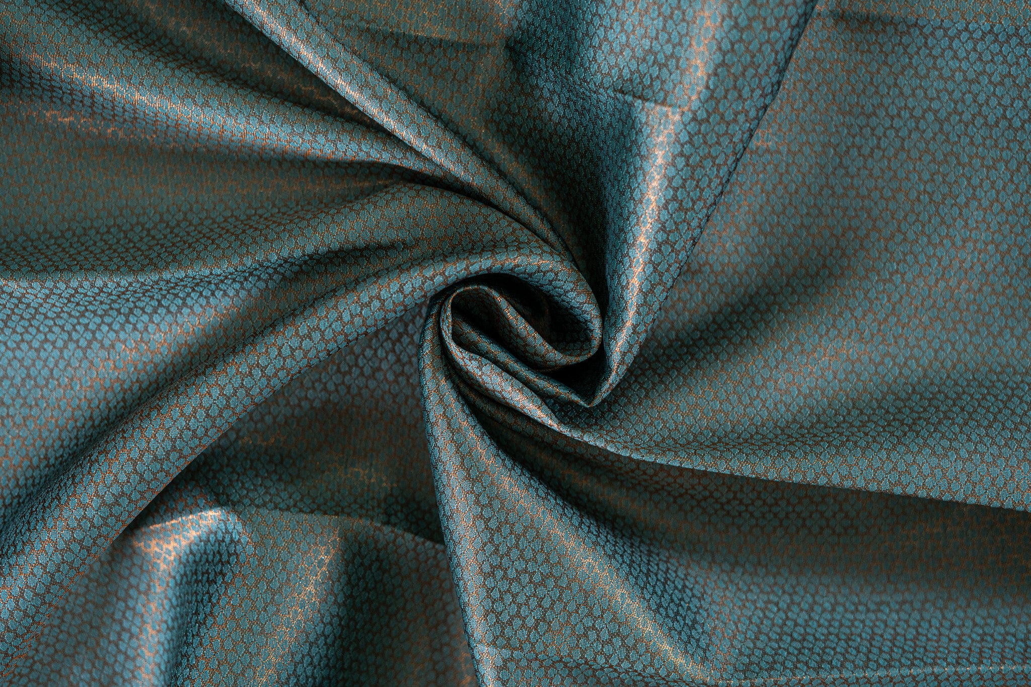 NAVILU Ayodya Kota Silk – Blue with Rexona Copper Zari