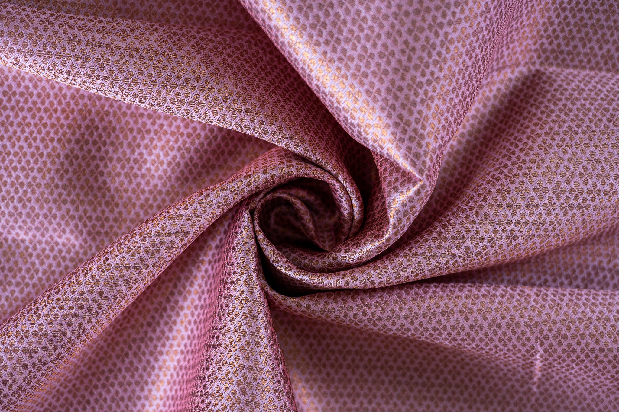 NAVILU Ayodya Kota Silk – Blue with Pink Copper Zari