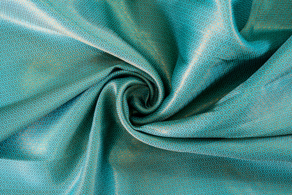 TARINI Ayodya Kota Silk – Dark green with Rexona with Copper Zari