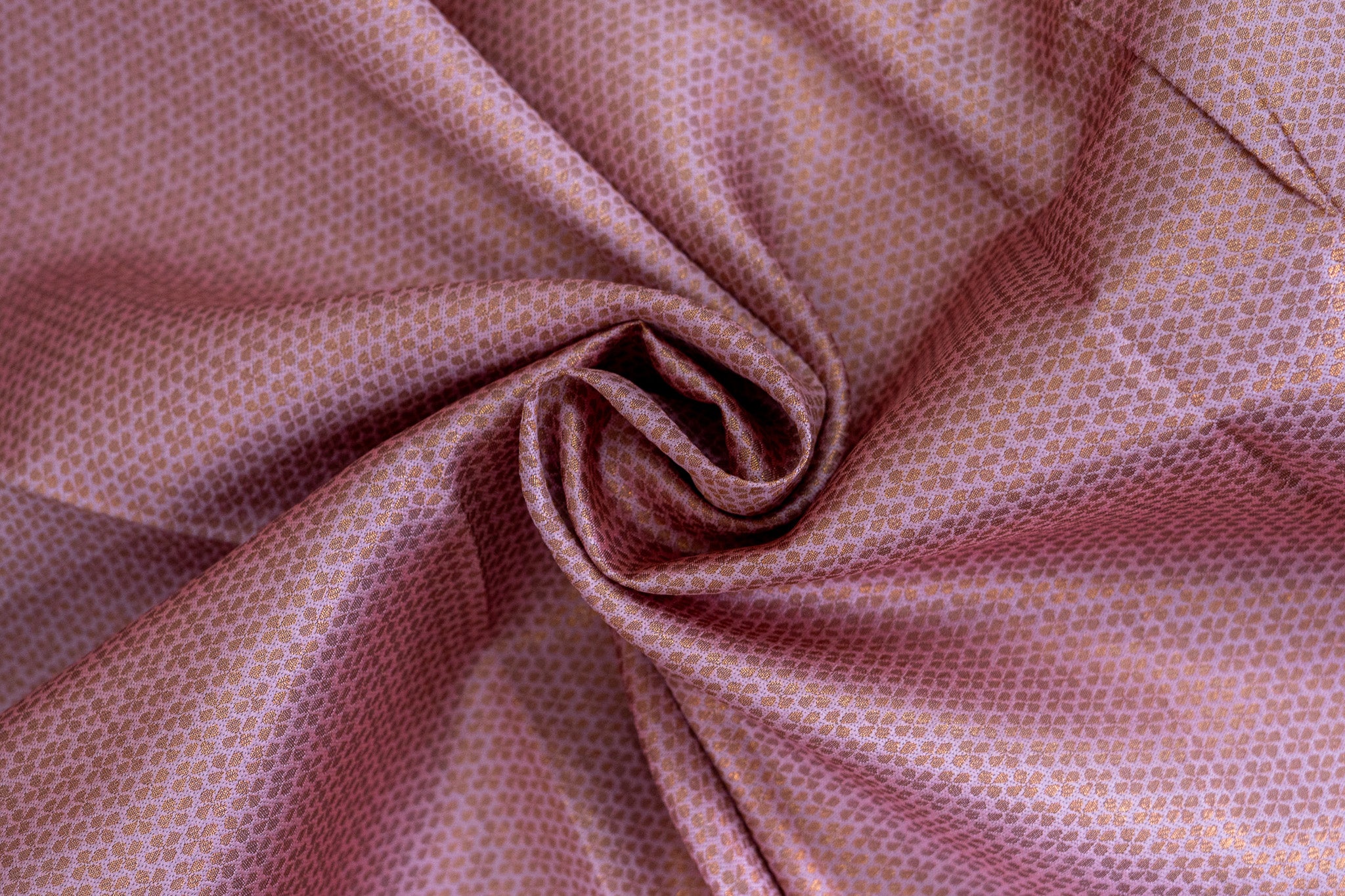 NAVILU Ayodya Kota Silk – Mustard with Pink Copper Zari