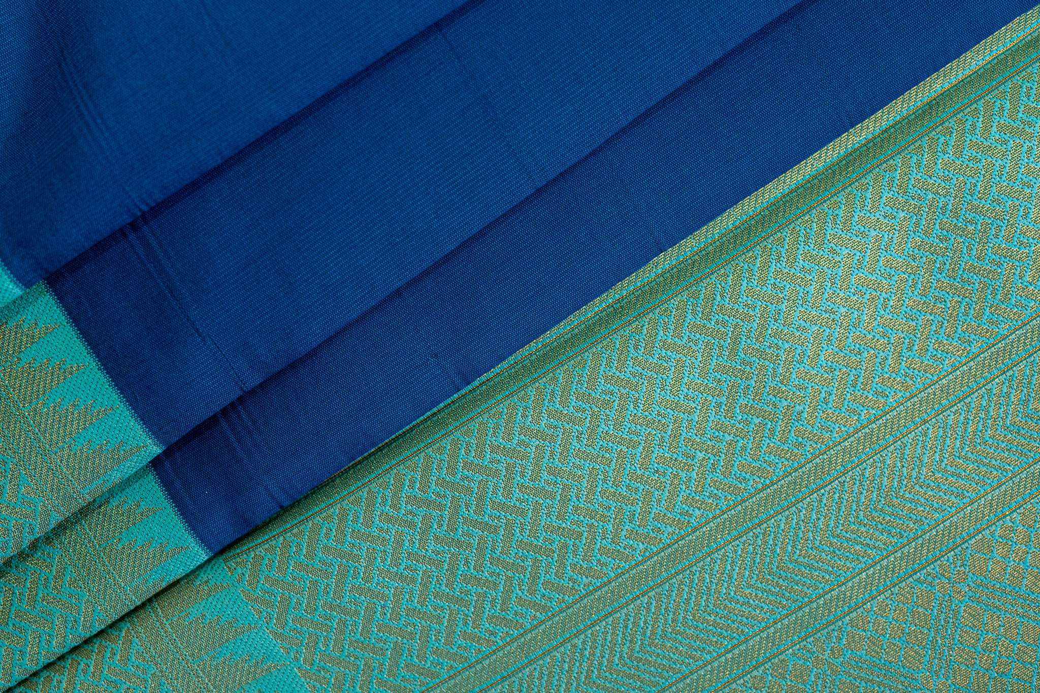 NAVILU Ayodya Kota Silk – Rama with Rexona Copper Zari