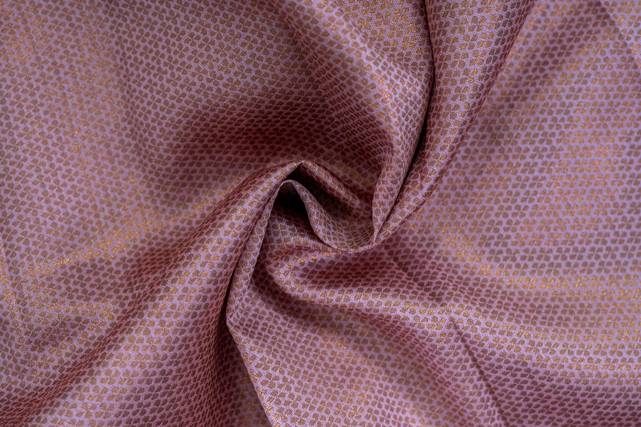 NAVILU Ayodya Kota Silk – Rexona with with Pink Copper Zari