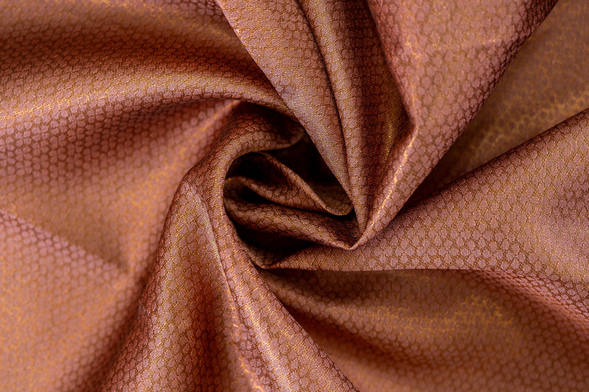NAVILU Ayodya Kota Silk – Purple with Gold with Copper Zari