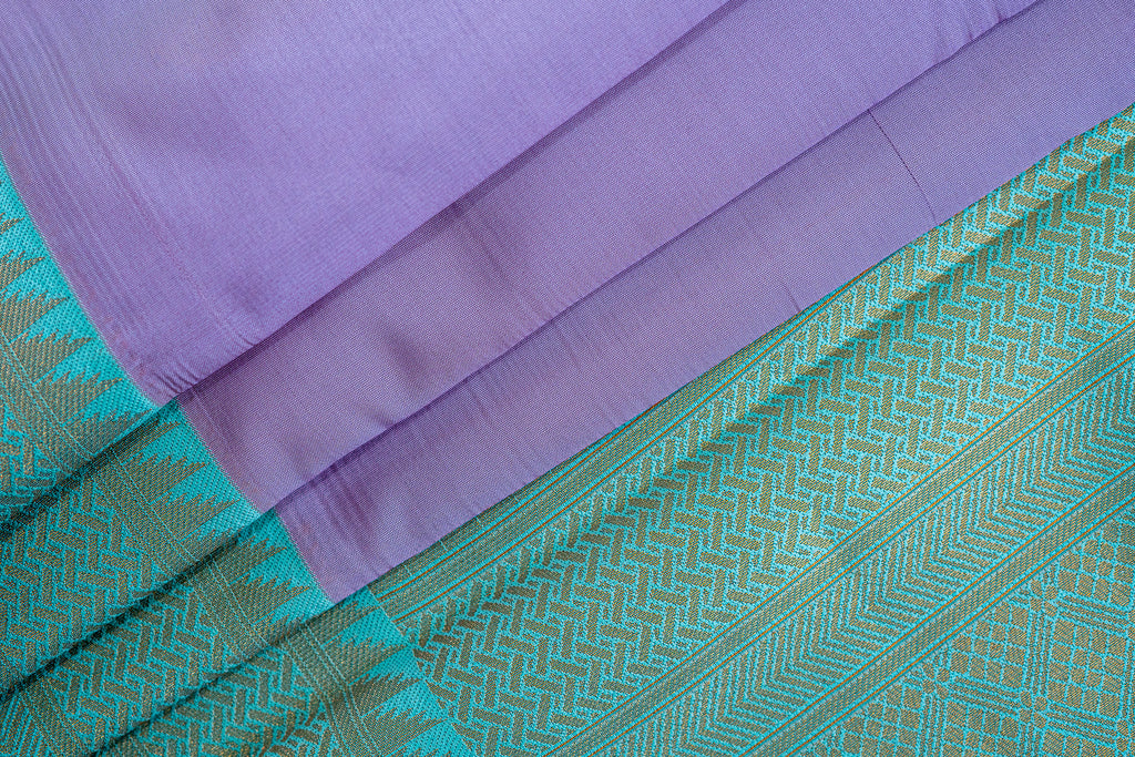 NAVILU Ayodya Kota Silk – Pink with rexona with Copper Zari