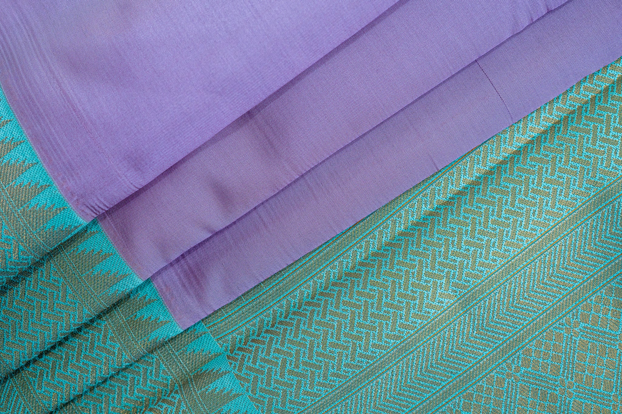 NAVILU Ayodya Kota Silk – Pink with rexona with Copper Zari