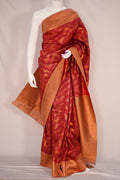 PARI Ayodya Kota Silk  – Red with Copper Zari