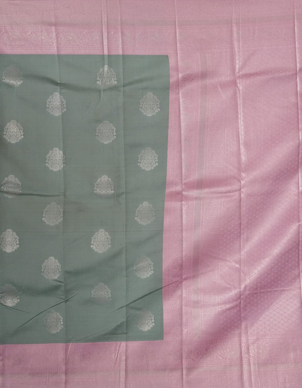 TARA Ayodya Kota Silk – Rexona Pink with Silver Zari