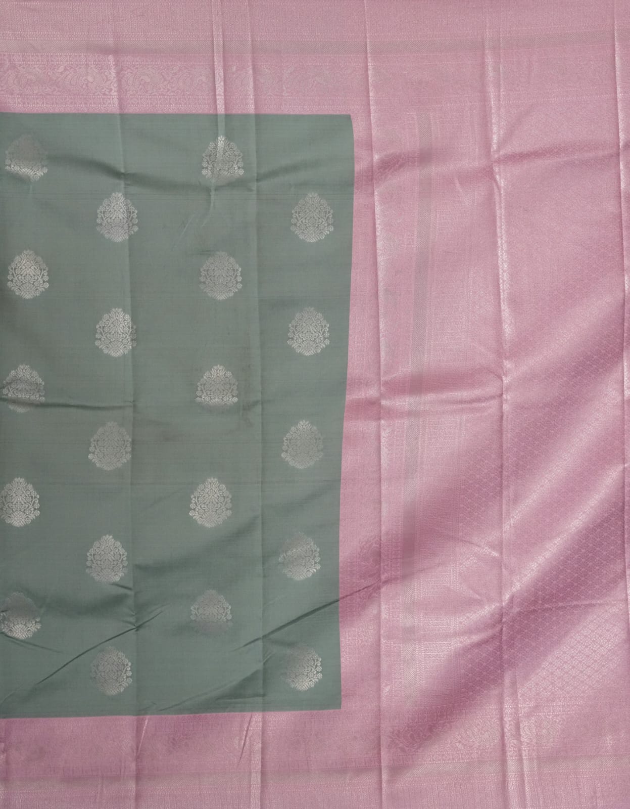 TARA Ayodya Kota Silk – Rexona Pink with Silver Zari