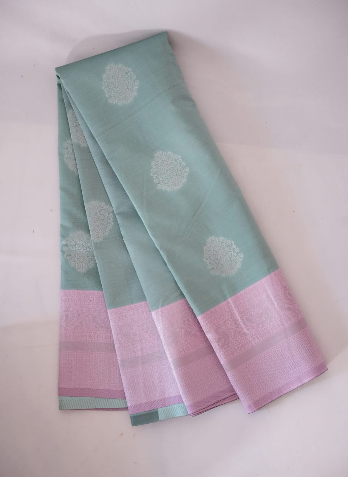 TARA Ayodya Kota Silk – Rexona Pink with Silver Zari