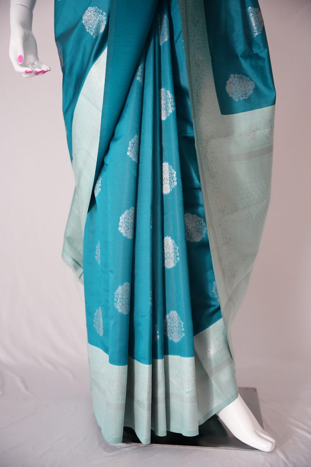 TARA Ayodya Kota Silk– Rama with Silver Zari